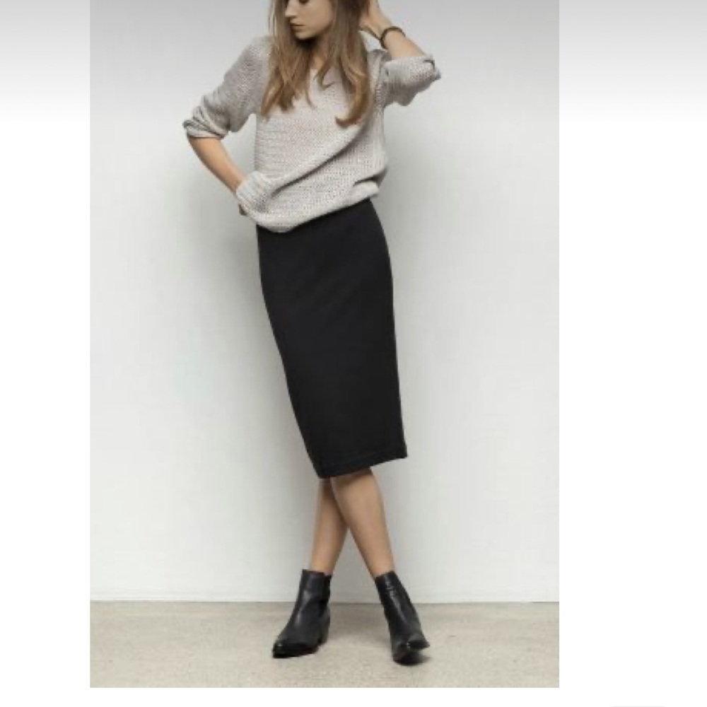 Emporio Armani overalls midi skirt